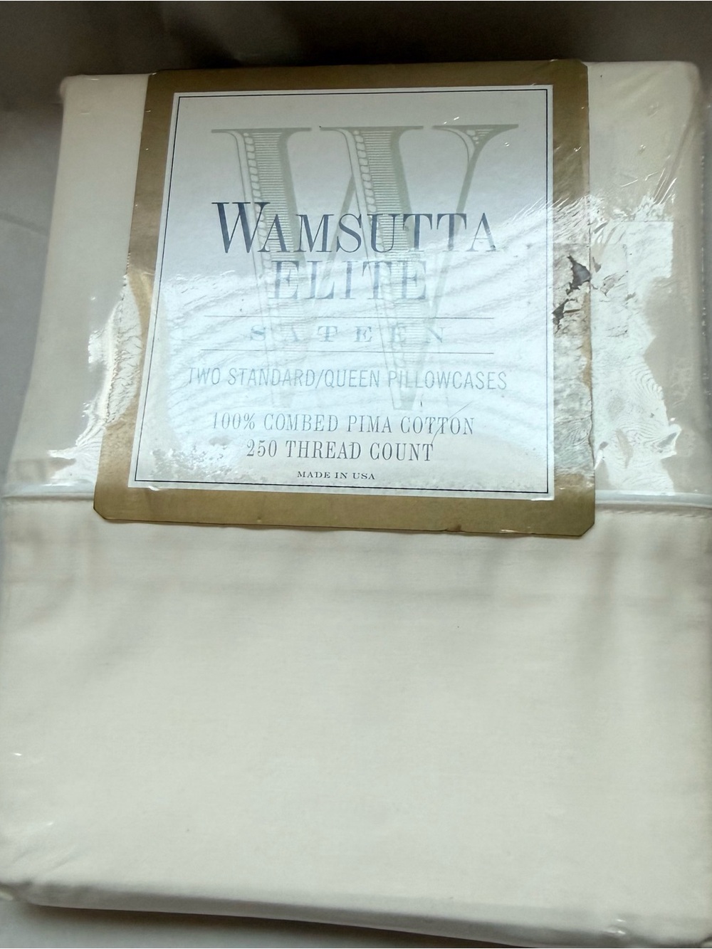 Wamsutta Pillowcases Pair - Cream
